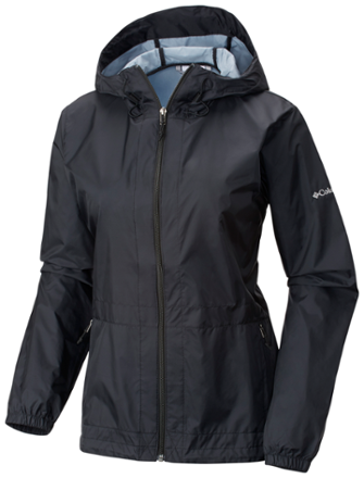 women's columbia rain to fame hooded rain jacket