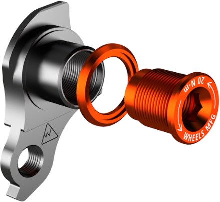 Wheels Manufacturing Universal Derailleur Hanger 404-3 for SRAM UDH Frames - Orange 0