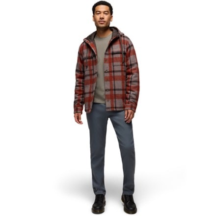 prAna Asgard Hooded Flannel Shirt Jacket - Men's 7