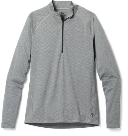 REI Co-op Lightweight Base Layer Long-Sleeve Zip-Neck Top - Mens Tall Sizes