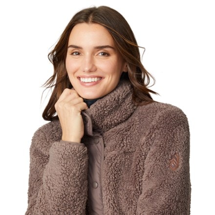Free Country Sierra Sherpa Fleece Pile Snap-Front Jacket - Women's 3
