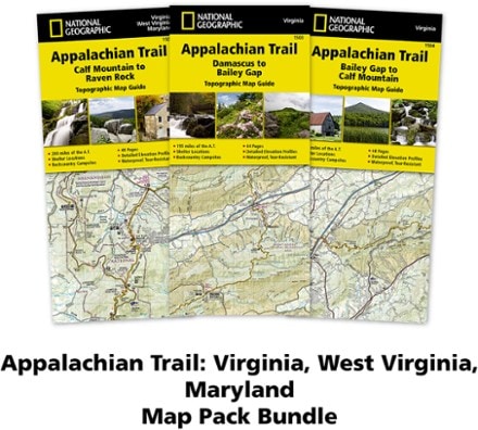 National Geographic Appalachian Trail Map Pack: Virginia, West Virginia, Maryland 1