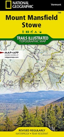 National Geographic Mount Mansfield / Stowe Topographic Map 0