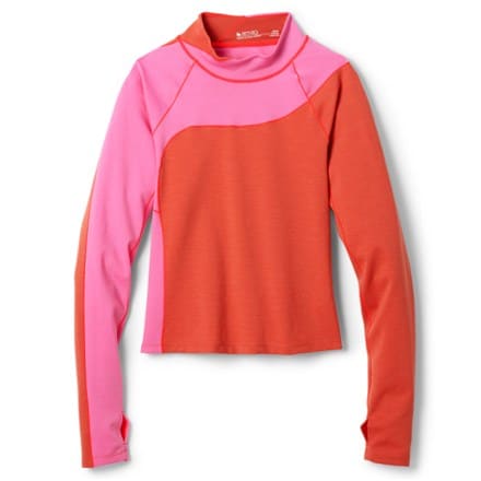 SENIQ Wool Sculpt Merino Mock-Neck Long-Sleeve Base Layer Shirt - Women's 0