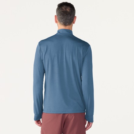 Pull REI Co-Op Homme 1/4 Zip – Bleu – Taille XL – 100% Polyester