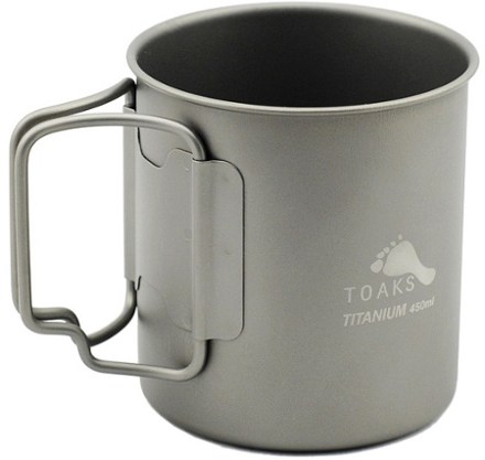 TOAKS Titanium Single Wall 450ml Cup 1