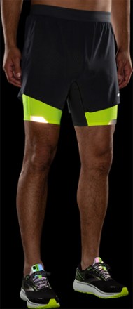 Brooks Run Visible 5" 2-in-1 Shorts - Men's 6