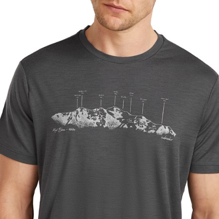 Icebreaker Merino 150 Tech Lite The Peaks T-Shirt - Men's 5