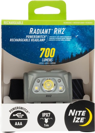 Nite Ize Radiant RH2 PowerSwitch Rechargeable Headlamp 0