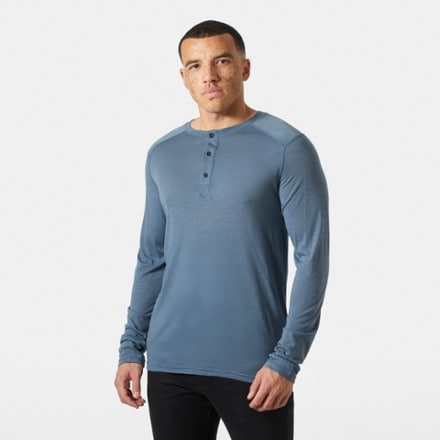 Helly Hansen HH Durawool Long-Sleeve Henley Base Layer Top - Men's 1