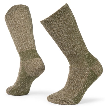 Woolrich Heavyweight Wool Crew Socks Green 