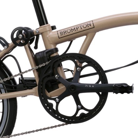 Brompton C Line Electric 4-Speed Mid Handlebar Bike with Rack 4