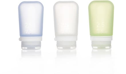 humangear GoToob+ Medium Squeeze Bottles - 2.5 fl. oz. - Package of 3 0