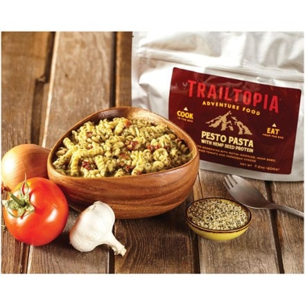 Trailtopia Pesto Pasta with Hemp Seed Protein - 2 Servings 2