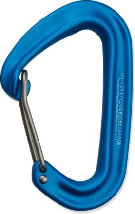 Metolius FS Mini II Carabiner Detail View (Blue)