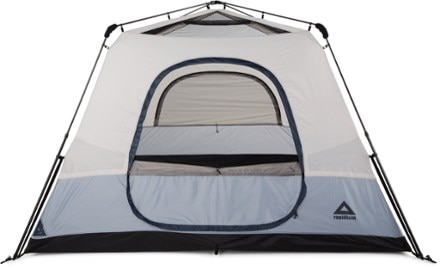 Caddis Rapid 6 Tent Front with window open (Blue)
