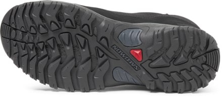 Salomon Shelter CS WP Boots - Women's Sole view (Black/Ebony/Wine Tasting)
