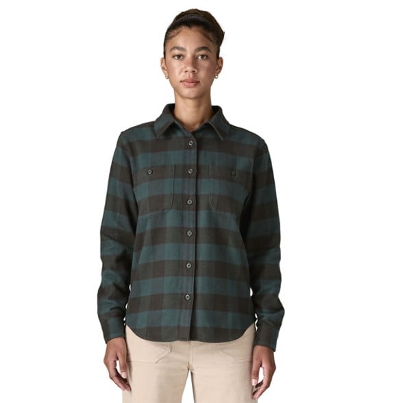 On Body Image of color Buffalo Check/Old Growth Green