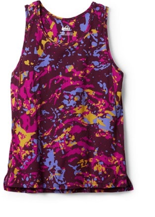 Washed Mauve Texture Flowy Tank