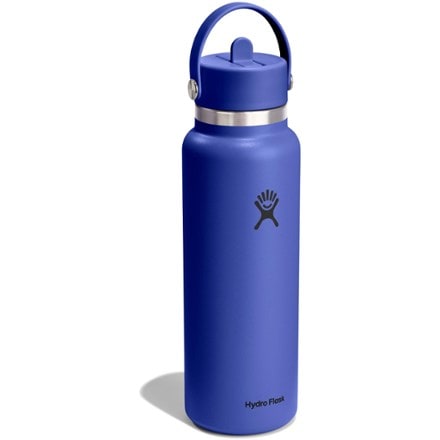 Hydro Flask Wide-Mouth Vacuum Water Bottle with Flex Straw Cap - 40 fl. oz. 0