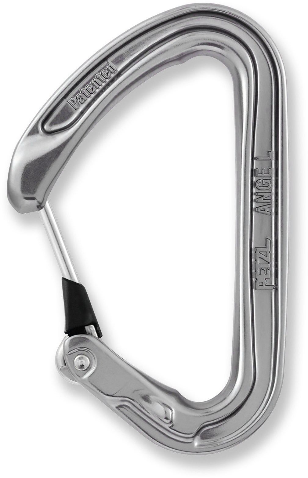 Petzl Ange L Wiregate Carabiner Gray