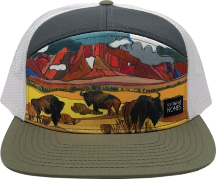 KATHERINE HOMES 7-Panel Hat 2