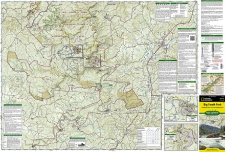 National Geographic Big South Fork National Recreation Area Trail Map 2
