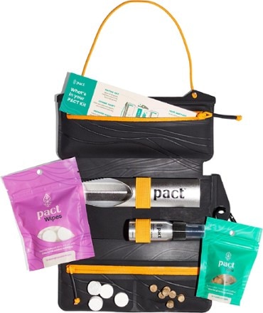 Toilet kit for clearance trekking
