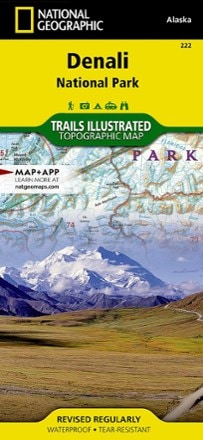 National Geographic Denali National Park and Preserve Trail Map 0