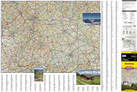 National Geographic Germany Adventure Travel Map 2
