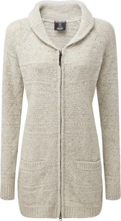 long sherpa cardigan