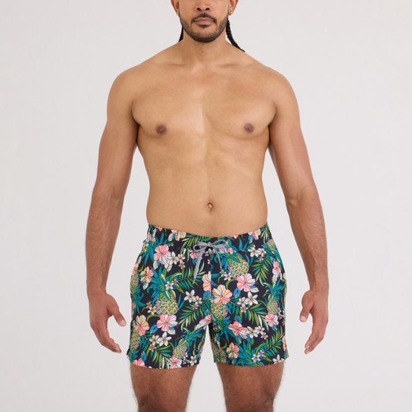 On Body Image of color Pineapple Field/Black