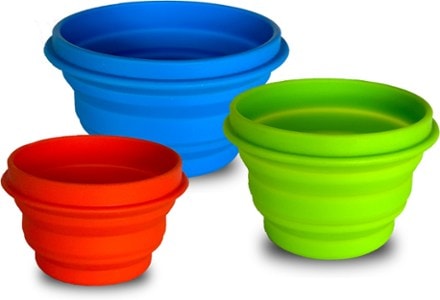 Alpine Mountain Gear Collapsible Bowls - 3-Piece Set 0