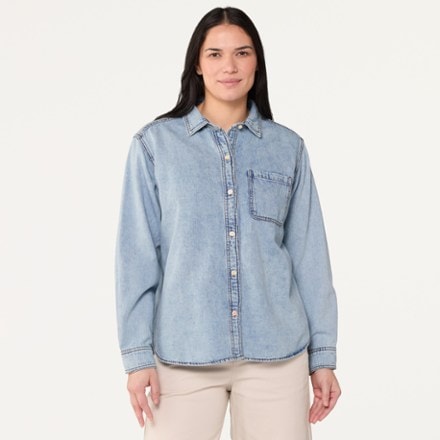 Marine Layer Jane Relaxed Denim Shirt - Women's 1