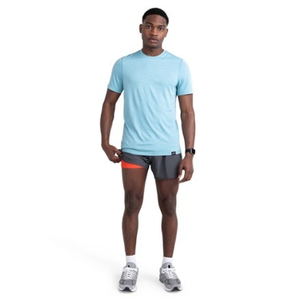 Saxx Hightail 2N1 Running Shorts with Liner - Men's 2