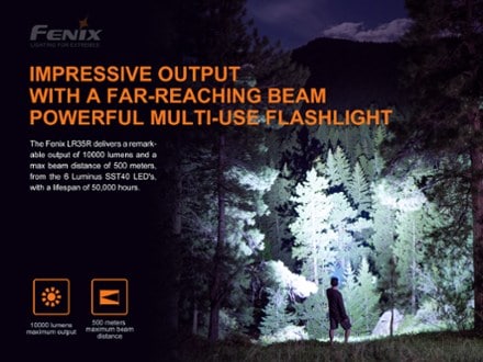 Fenix LR35R Rechargeable Flashlight 7