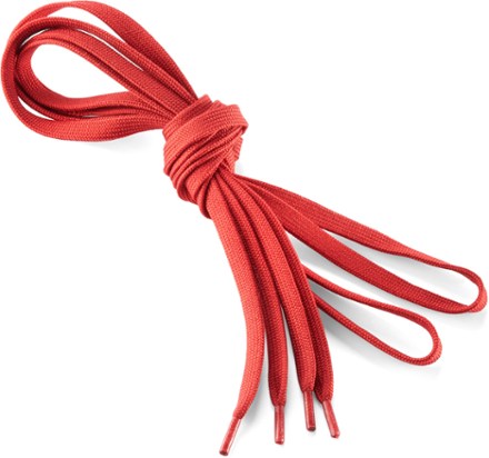 flat red boot laces