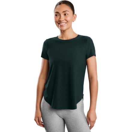 Beyond Yoga On the Down Low T-Shirt - Women's 0