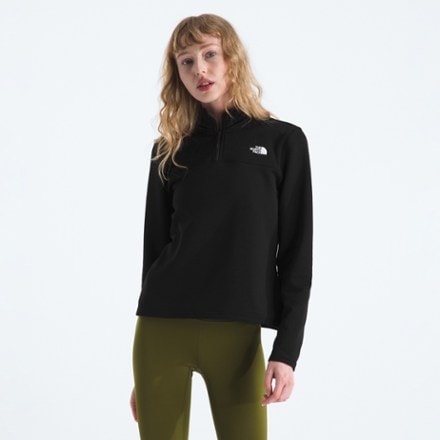 The North Face Cedar Trail Grid Fleece Quarter-Zip Pullover - Women's 1