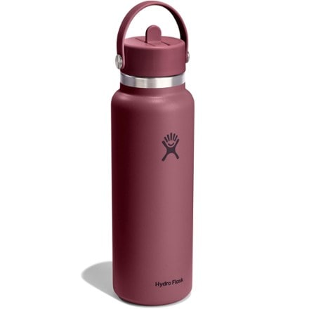 Hydro Flask Wide-Mouth Vacuum Water Bottle with Flex Straw Cap - 40 fl. oz. 1