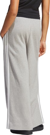 adidas 3 Stripe Wide Leg Pants - Women's 2