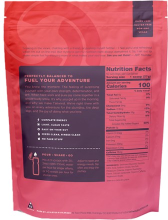Tailwind Nutrition Caffeinated Endurance Fuel Drink Mix - 50 Servings 1