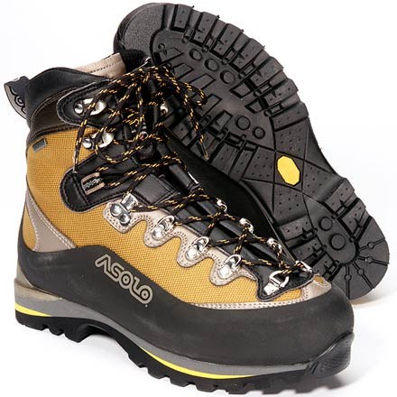 asolo boots black and yellow