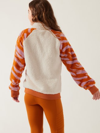 Athleta So Snug Sherpa Half-Zip Pullover - Girls' 1