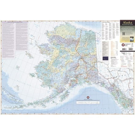 Benchmark Maps Alaska Recreation Map 1