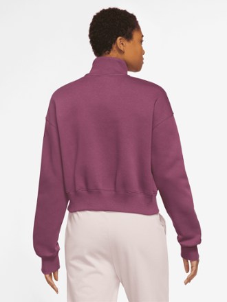 Nike Phoenix Fleece Oversize Half-Zip Crop Sweatshirt - Women's 1