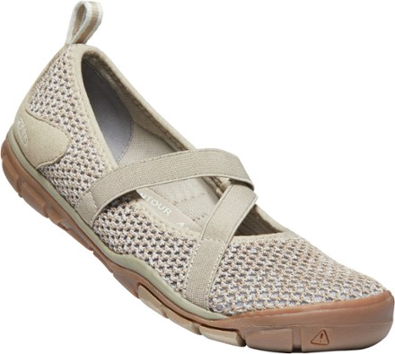 Plaza Taupe KEEN Lace-Up Knit Shoes Hush Knit CNX Comfort Sneakers 