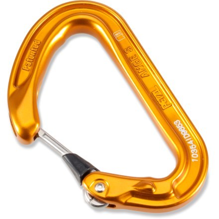 Petzl Ange S Wiregate Carabiner Orange