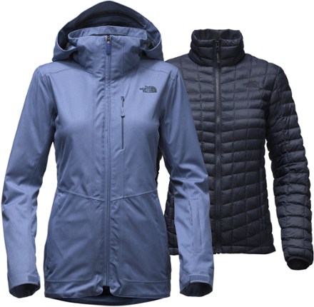 the north face women's thermoball snow triclimate jacket