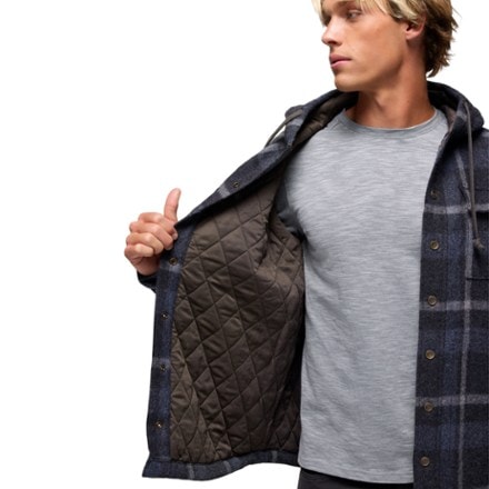 prAna Asgard Hooded Flannel Shirt Jacket - Men's 6